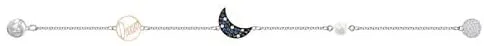 Swarovski Women's Symbols Evil Eye, Flower, Feather, Moon, Heart, Lucky Charm, Faith, Dragonfly Crystal Bracelet Collection - Image 2