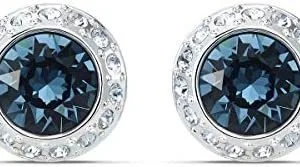 SWAROVSKI Women's Angelic Solitaire Stud Earrings Crystal Jewelry Collection