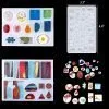 Kalolary 94 Pcs Silicone Casting Molds and Tools Set for DIY Jewelry Resin Craft Making - Image 4